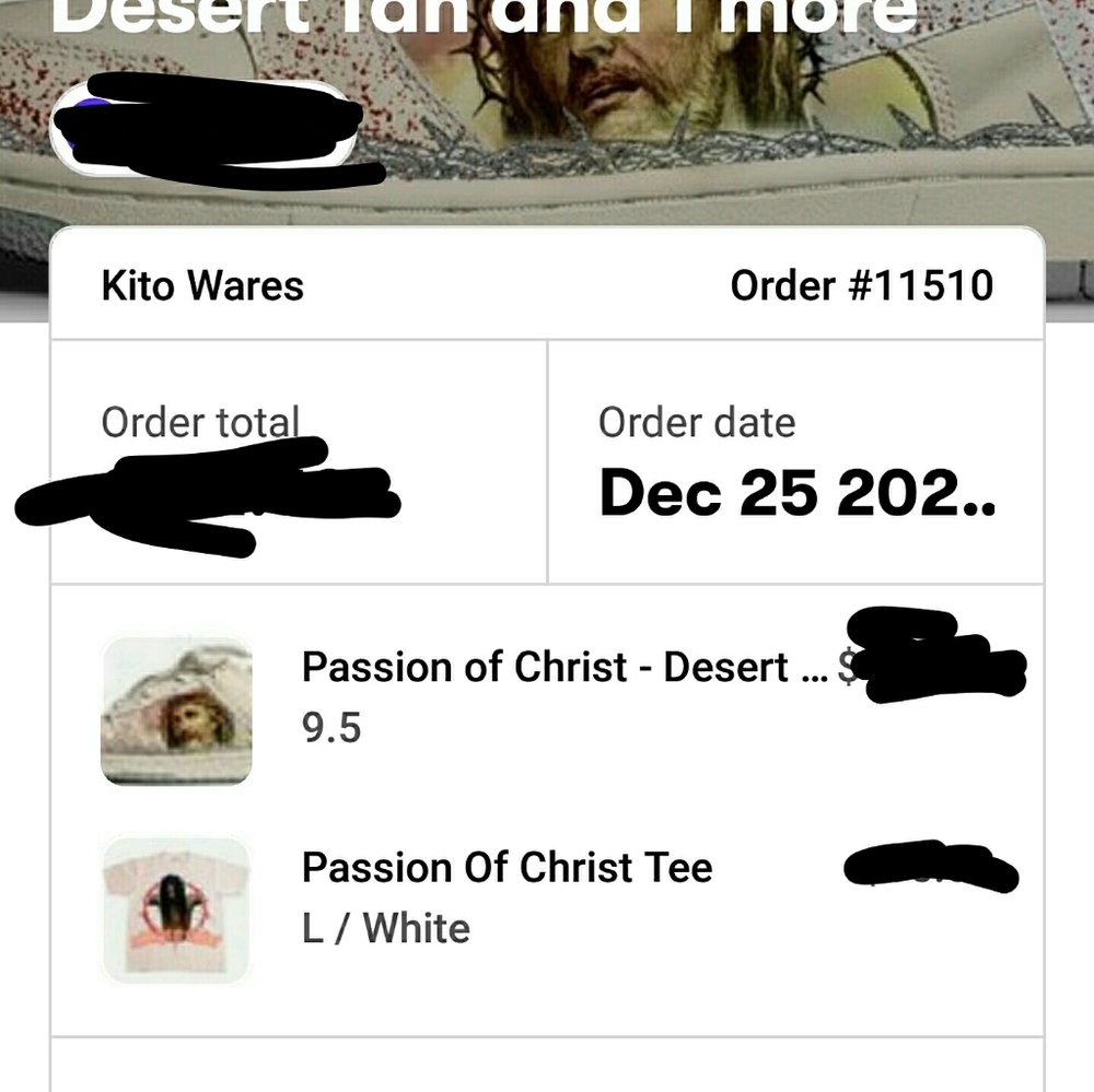 Passion of christ Tee - Picture 4 of 7